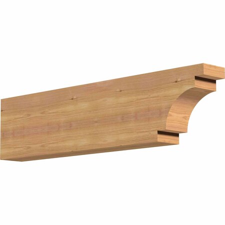Ekena Millwork Mediterranean Smooth Rafter Tail, Western Red Cedar, 3 1/2"W x 8"H x 32"L RFT04X08X32MED00SWR